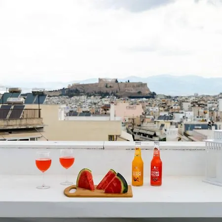 Acropolis Lux View Penthouse Apartment Athens